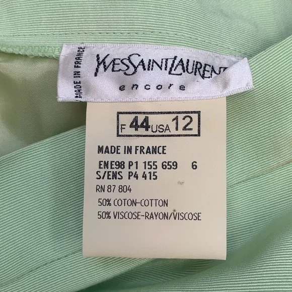Vintage YvesSaintLaurent size44/ US12 - Picture 9 of 10